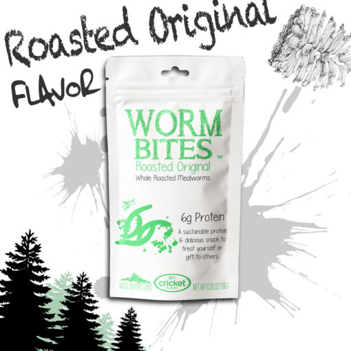 Eat Bugs and Roasted Mealworms